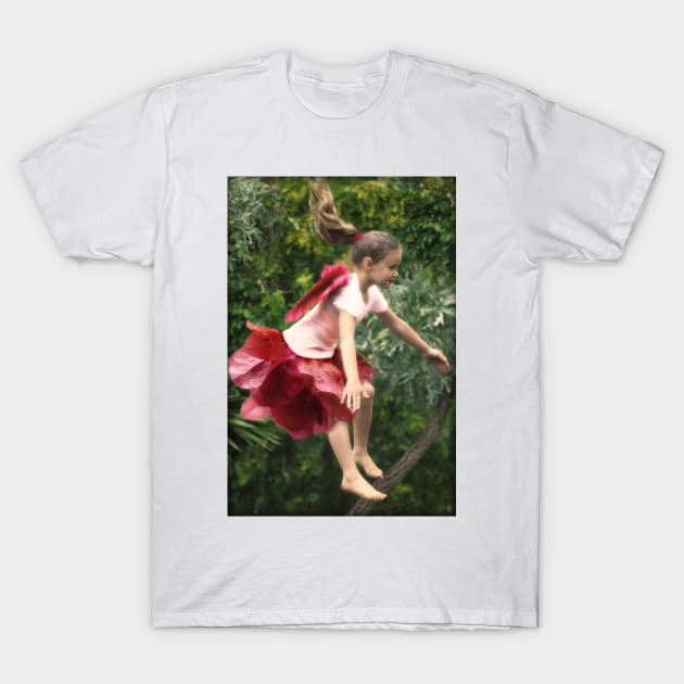 The Fairy At The Bottom Of My Garden... T-Shirt by micklyn